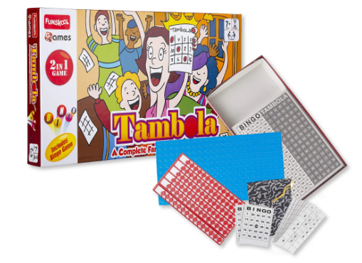 Funskool Tambola 2 In 1 Game, Ages 7+