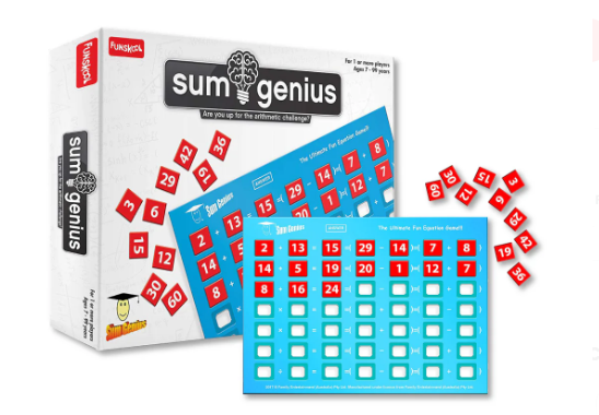 Funskool Sum Genius Board Game, Ages 7+