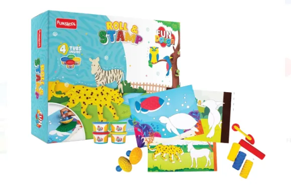 Funskool Fundough Roll And Stamp, Ages 3+