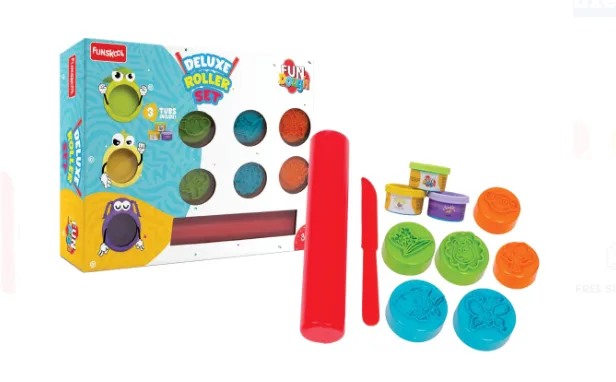 Funskool Fundough Playset Deluxe Roller Set, Ages 3+
