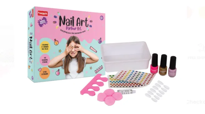 Funskool Nail Art Perlour Set, Ages 6+