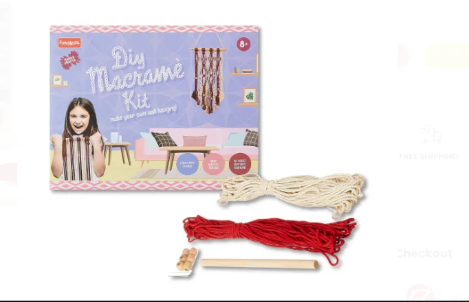 Funskool Diy Macrame Kit, Ages 8+